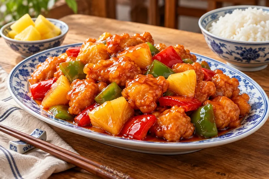 Sweet and sour chicken